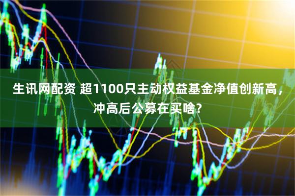 生讯网配资 超1100只主动权益基金净值创新高，冲高后公募在买啥？