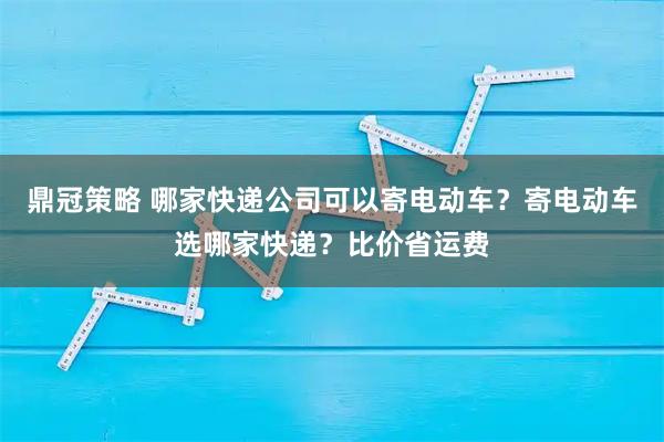 鼎冠策略 哪家快递公司可以寄电动车？寄电动车选哪家快递？比价省运费